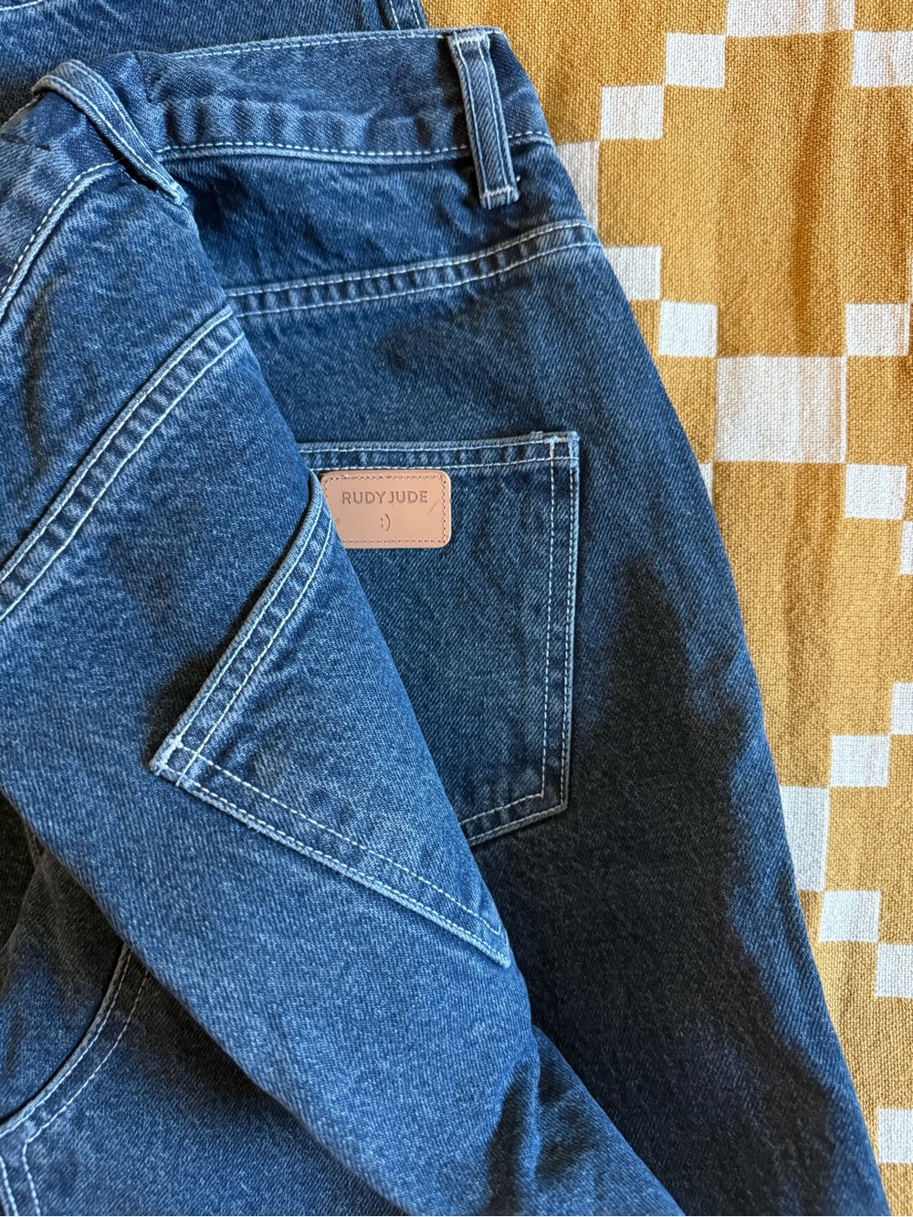 Rudy Jude Adult Utility Jeans - Tumbled Classic Indigo (with OG patch) size 1 - Picture 2 of 3